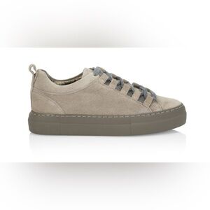 WOMEN’S BRUNELLO CUCINELLI Monili Suede Low-Top Sneakers Sz 5